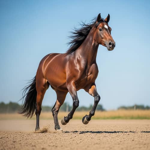 Formidable Horse Running in HD 4K | Majestic Display of Strength