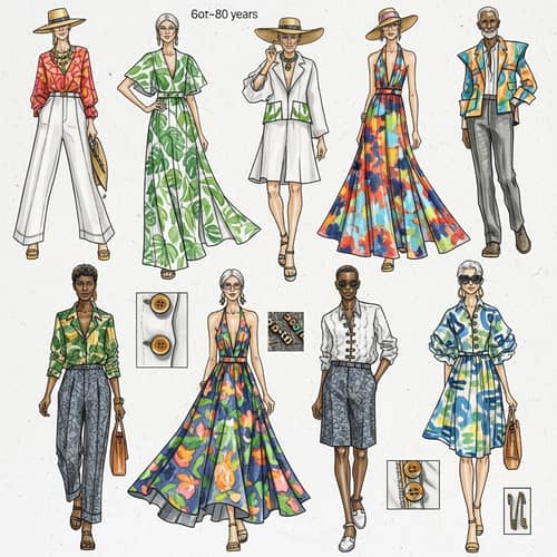 Summer Fashion Designs for Bold Individuals of Diverse Descents