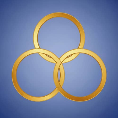 Divine Trinity Symbolic Representation