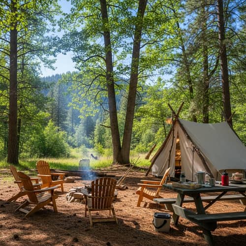 Picturesque Forests & Rustic Campsites | Serene Wilderness Retreat
