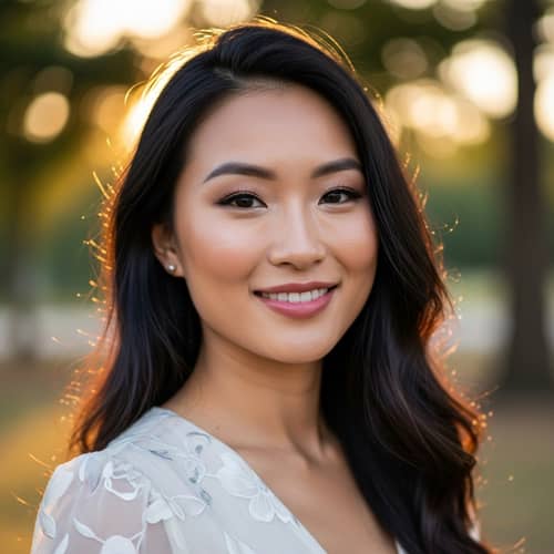 Beautiful Asian Woman Portrait