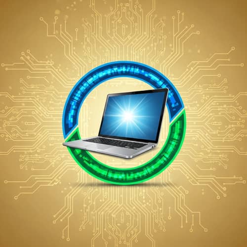 Futuristic Technology Logo Design | Computing Brand