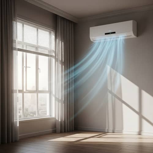 Contrasting Warm Sunray and Cool Air in Room | Interior Visuals