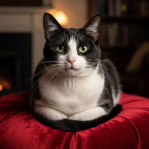 Black and White Cat - Cute Cat Photos