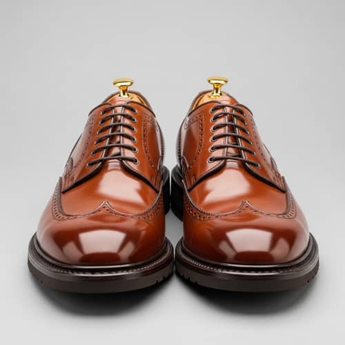 Vintage Style Leather Shoes - Handcrafted Excellence