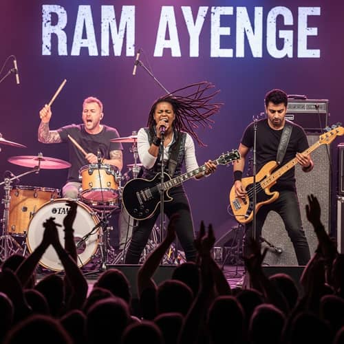 Live Performance by Diverse Three-Piece Rock Band | Ram Ayenge