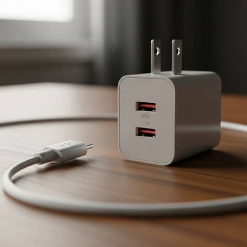 USBC Charger with Wall Block | American Standard Design