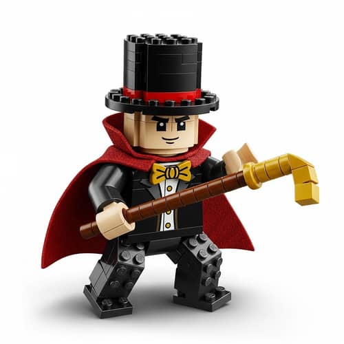 Mortis from brawl stars game in lego style 