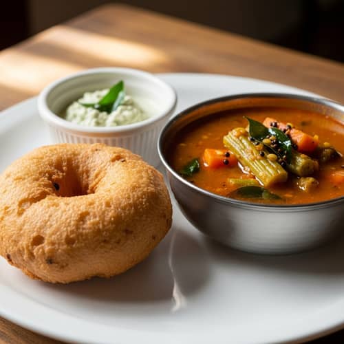 Crispy Medu Vada with Delicious Sambar Recipe