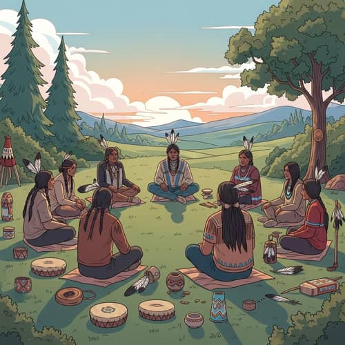 Indigenous People in Circles: Celebrating Culture