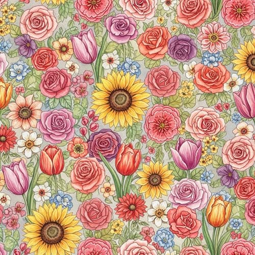 Floral Watercolor Patterns | Delicate and Intricate Design