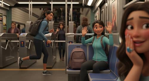 Urban Adventure: Subway Encounter with Friends