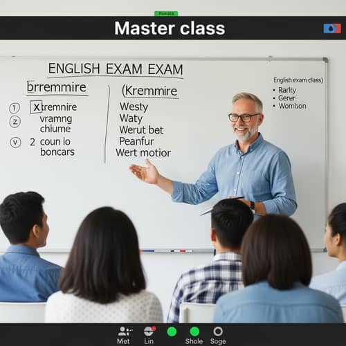 Online Master Class for English Exam Preparation