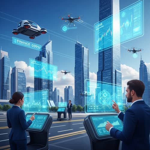 Futuristic Finance World with AI & Quantum Computing