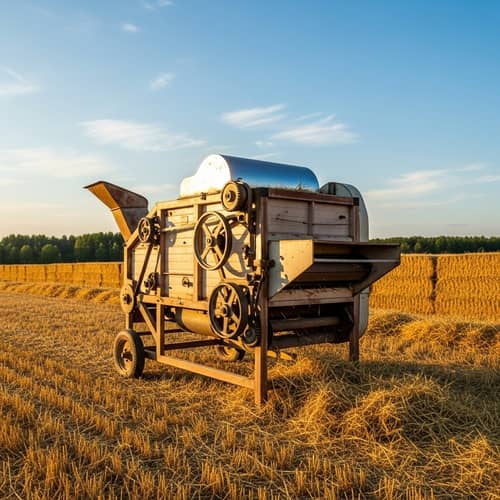 Compact Small Thresher for Efficient Grain Separation | Farming Equipment