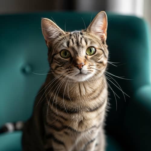 Cat Posing for a Photo