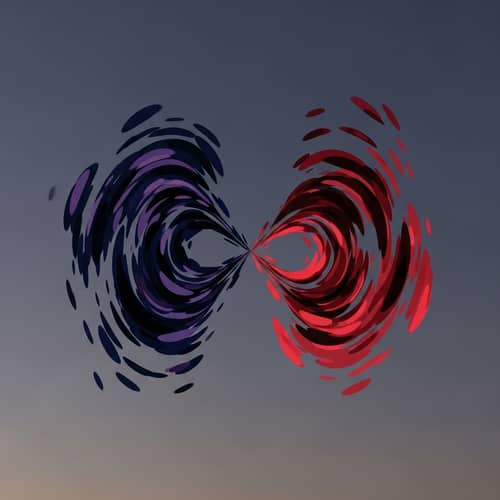 Harmonious Merger Design | Serene Twilight Background