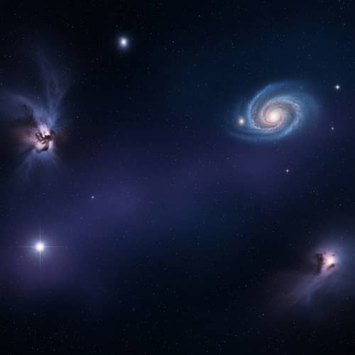 Minimalist Abstract Space Art - Cosmic Designs