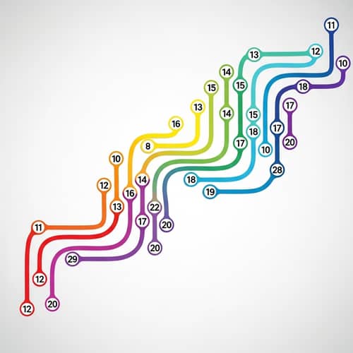 Join Dots 1-20 Color Picture | Vibrant Sequential Dots Connected