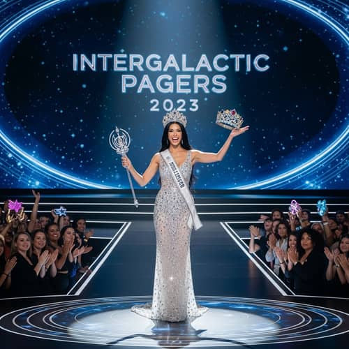 Intergalactic Pageant 2023 Winner | Diamond Sparkling Gown