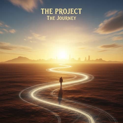 The Ulhagen Project: The Journey - Abstract Music Album Cover