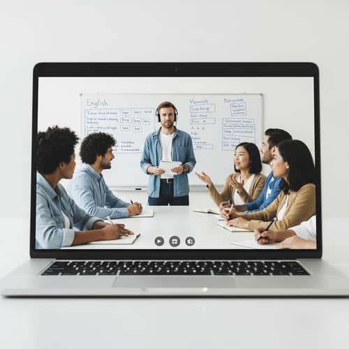 Dynamic Online English Class with Multicultural Participants