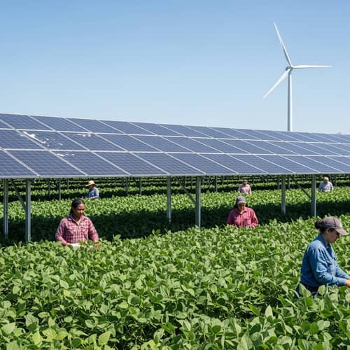 Agrivoltaics System: Harvesting Crops and Solar Power