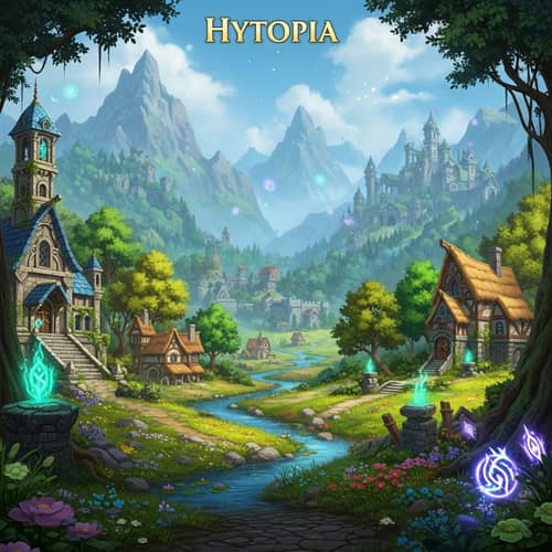 Explore Hytopia: Enchanting Game World Imagery