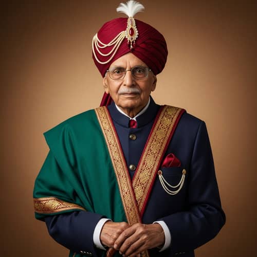 Dignified Older South Asian Man - Cultural Diversity Portrait