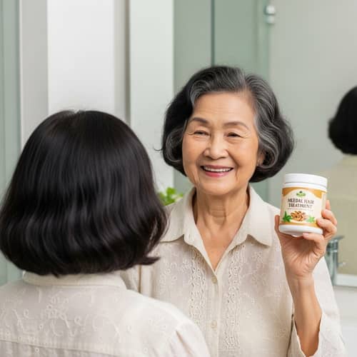 Natural Herbal Hair Treatment: Before and After Transformation