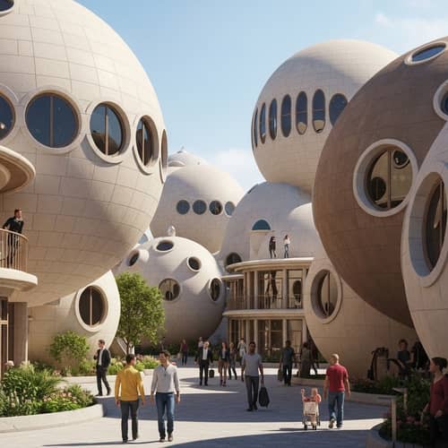 Innovative Spherical Architecture in Diverse Community