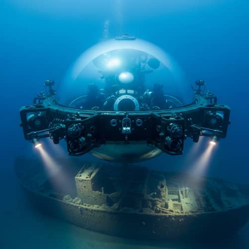 Exploring Shipwrecks with a Dome Bathyscaphe | Underwater Research