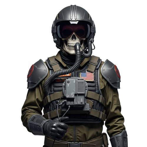 Futuristic Sci-Fi Pilot - Space-Themed Character Costume