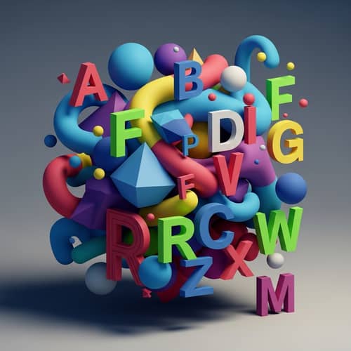 Creative Pattern with ABCDIFGWC and RZXM