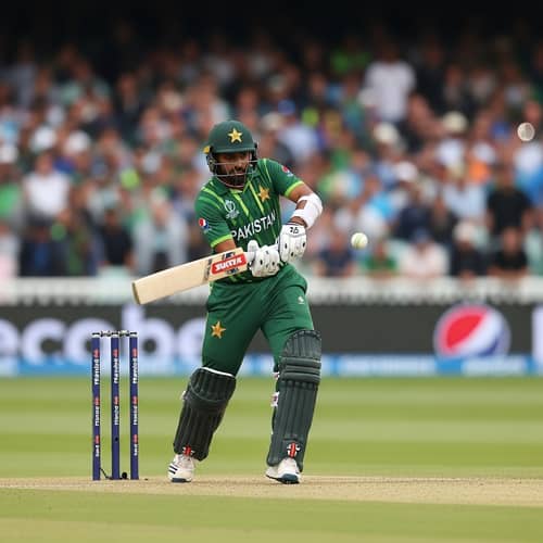 Babar Azam: Talented Pakistani Cricketer in Action
