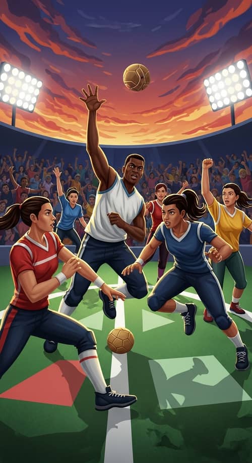 Energetic Mississippi State Sports Match Illustration