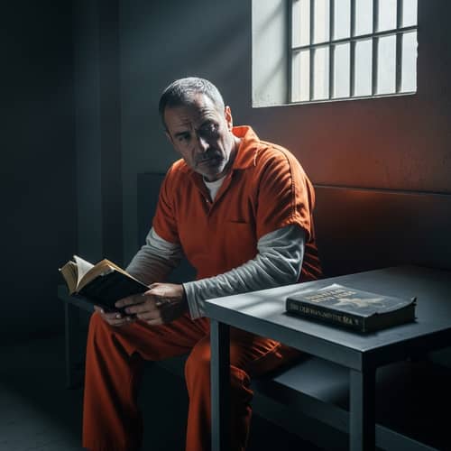 Middle-Aged Hispanic Male Inmate - The Old Man and the Sea