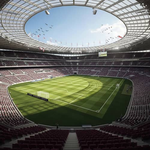 Grandiose National Stadium of England | Live Sports Action