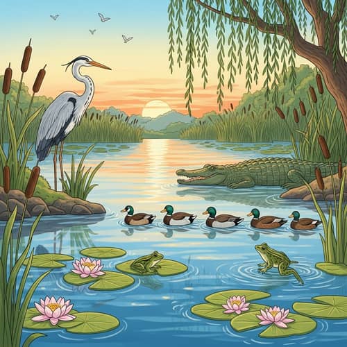 Discover Local Wetland Wildlife in Vibrant Detail