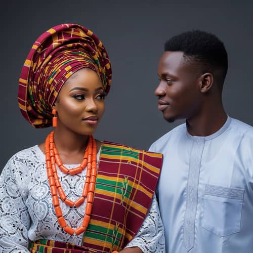 Yoruba Girl in Cultural Attire Captivates Hausa Guy | Love Spark