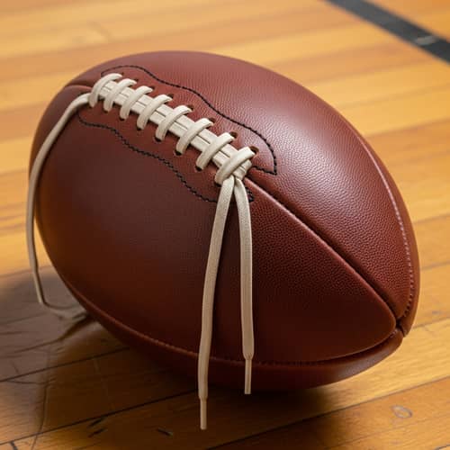 1950's Style Football | Political Brown Leather Soccer Ball