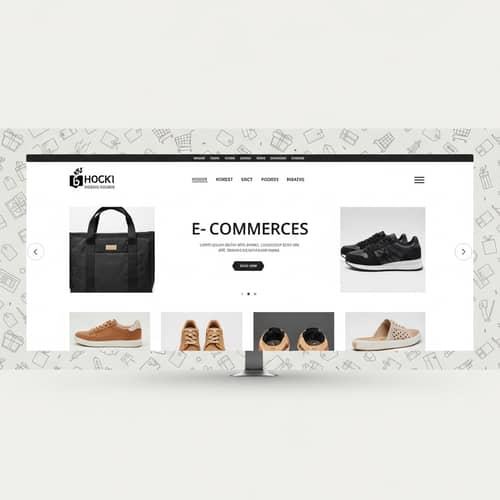 Clean & Minimalistic E-Commerce Background Design