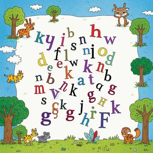 Animated Jumbled-Up Words in Vibrant Storybook | Children's Book