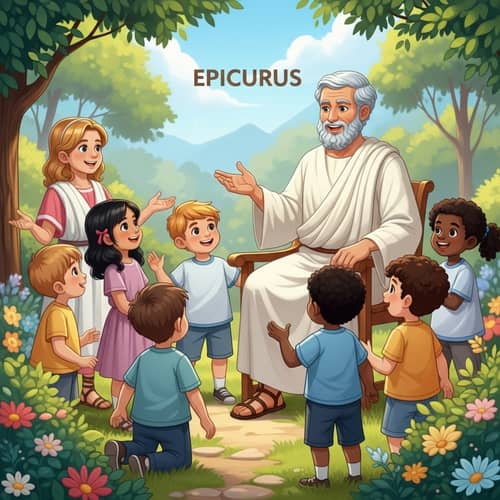 Epicurus Philosophy: Find Tranquility with Joyful Children
