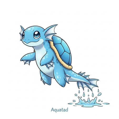 Aquatad - Imagined Water-Themed Creature