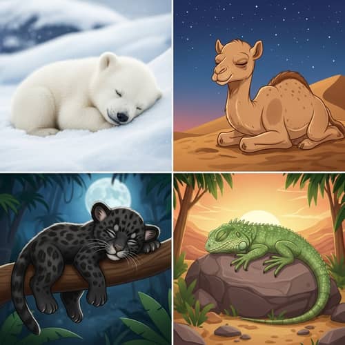 Sleepy Baby Animals: Adorable Snoozing Scenes in Nature