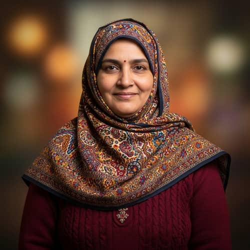 South Asian Woman Wearing Hijab - Cultural Identity