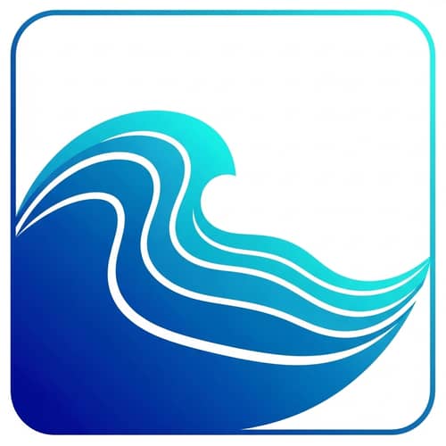 Abstract Wave Design Icon - Modern & Sleek