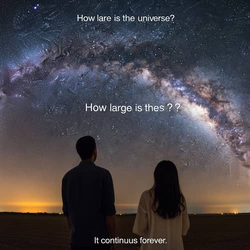 Exploring the Infinite Universe: A Serene Evening under the Stars