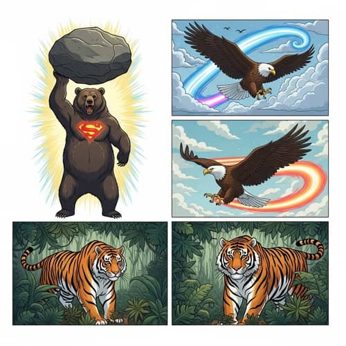 Animals with Superpowers in Natural Environment